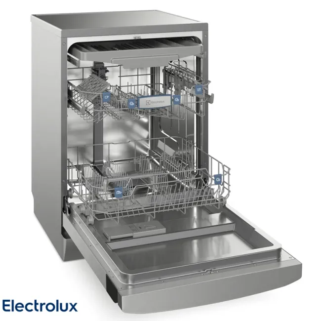 Lavavajillas Electrolux con Higienizador Libre Instalación 14 Servicios Acero Inox EHFE14T6MSBUS - 735,00