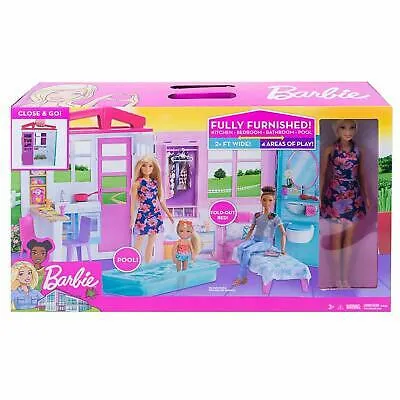 BARBIE SET NUEVA CASA FXG55 $90,97