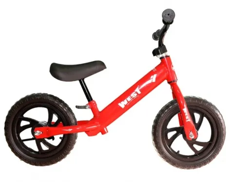 BICICLETA DE EQUILIBRIO WEST 20092305 ARO 12" ROJO