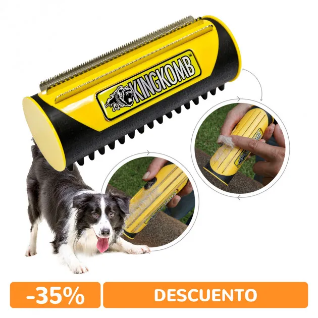 PROMOCIÓN 35% DE DESCUENTO CEPILLO PARA MASCOTAS KINGKOMB  GRANDE - TVentas