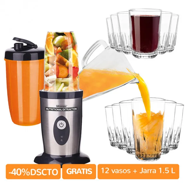 PROMOCIÓN 40% DE DESCUENTO LICUADORA NUTRICIONAL ULTRAMAXX - TVentas 