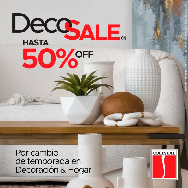 Hasta el 50% de descuento en accesorios para el hogar en Colineal