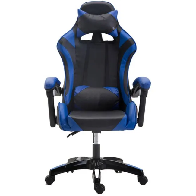 Sillas Gamer negro con rojo y negro con azul