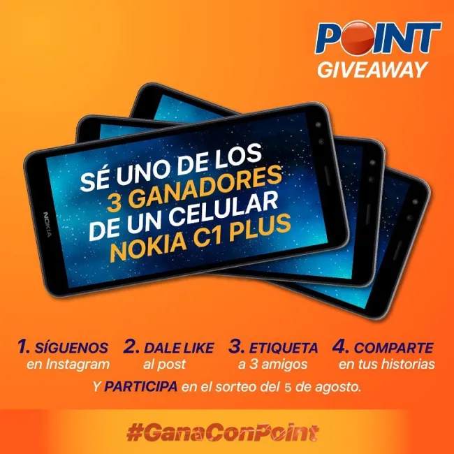 Gana un celular Nokia de última generación por comentar en Instagram