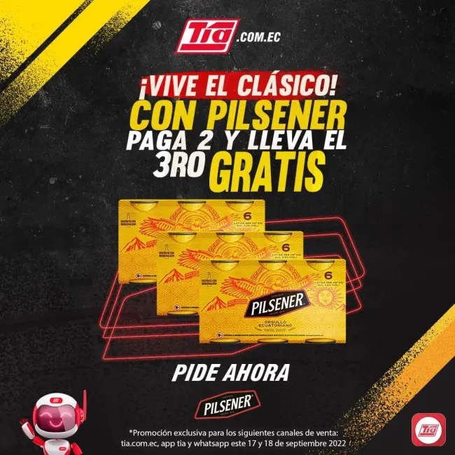 🍺 Lleva 3 y paga 2 pack de cerveza