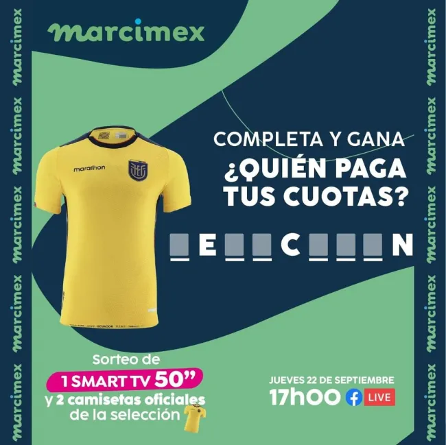 Gana un SmartTV de 50 pulgadas y una camiseta de la Tri