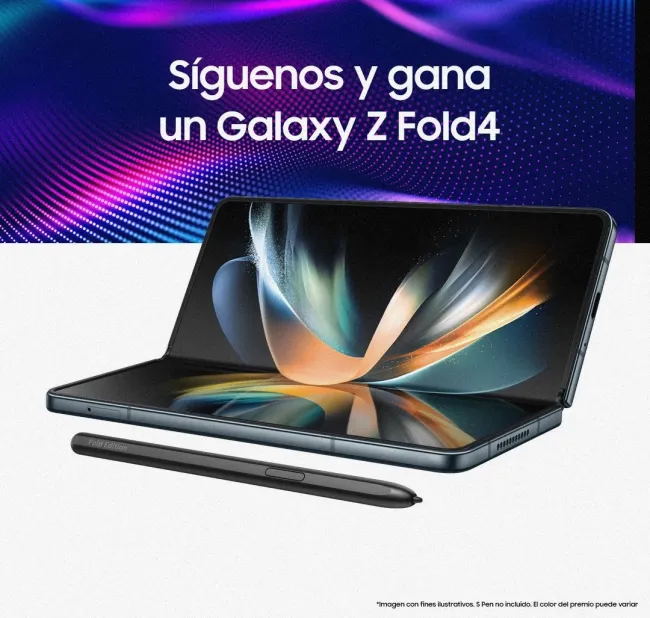 Gana un celular Samsung Galaxy Z Fold 4