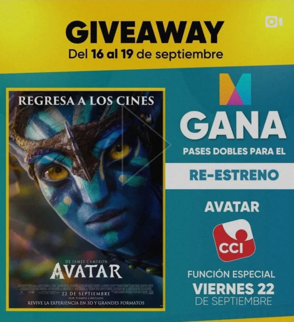 Gana entradas para el re estreno de Avatar