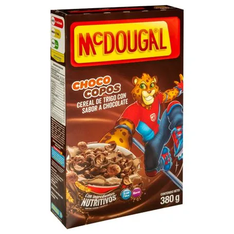 Cereal Mc Dougal Choco Copos 380g