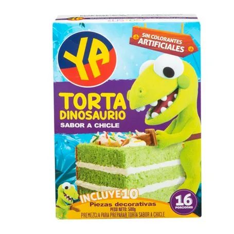 Premezcla Ya Torta Chicle Dinosaurio 500g
