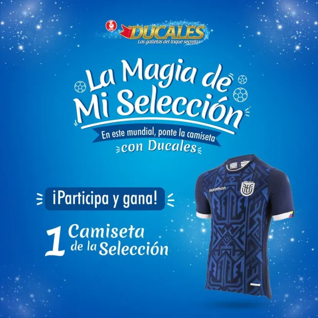 Gana una camiseta de la selección de fútbol de Ecuador 