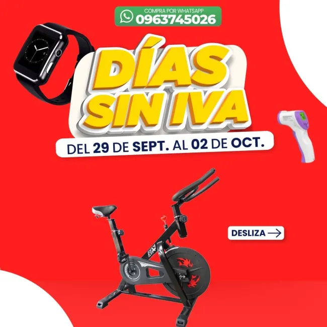 Regresaron los días sin IVA en Novicompu