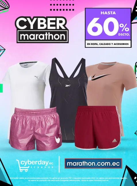 Hasta el 60% de descuento en Marathon Sports
