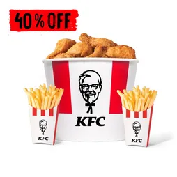 9 Presas con el 40% de descuento en KFC