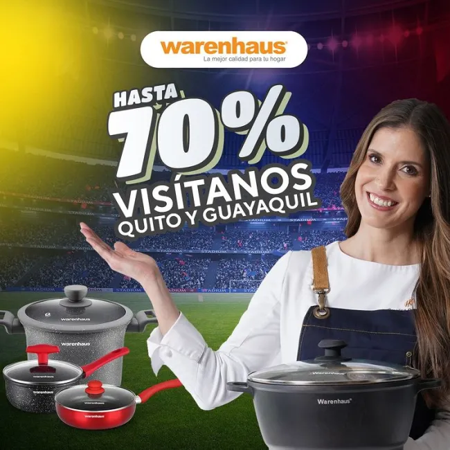 Hasta el 70% de descuento en productos Warenhaus