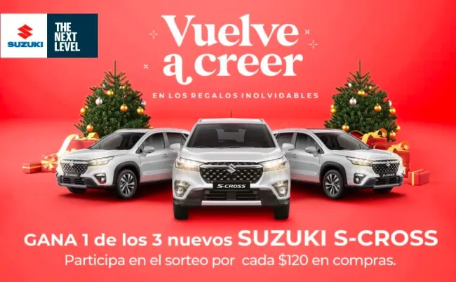 Gana un auto Susuki S-Cross