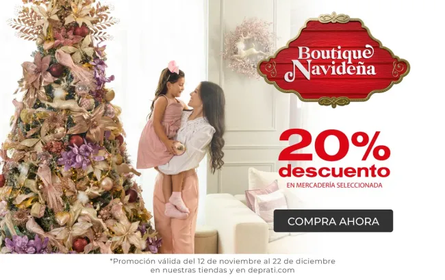 20% de descuento en accesorios navideños