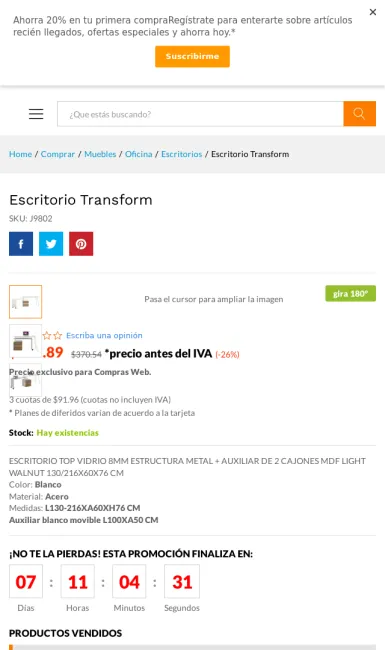 Escritorio Transform