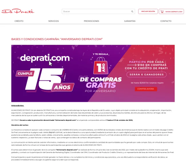 Gana 1 año para comprar toda la ropa que quieras en DePrati