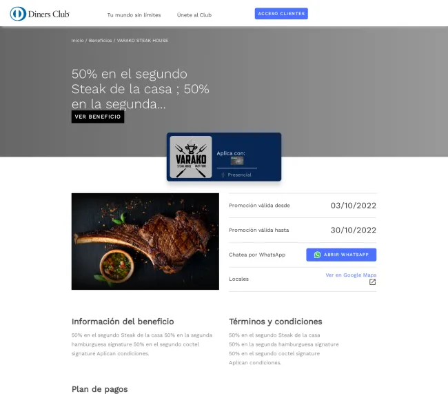 50% de descuento en Restaurante Varako