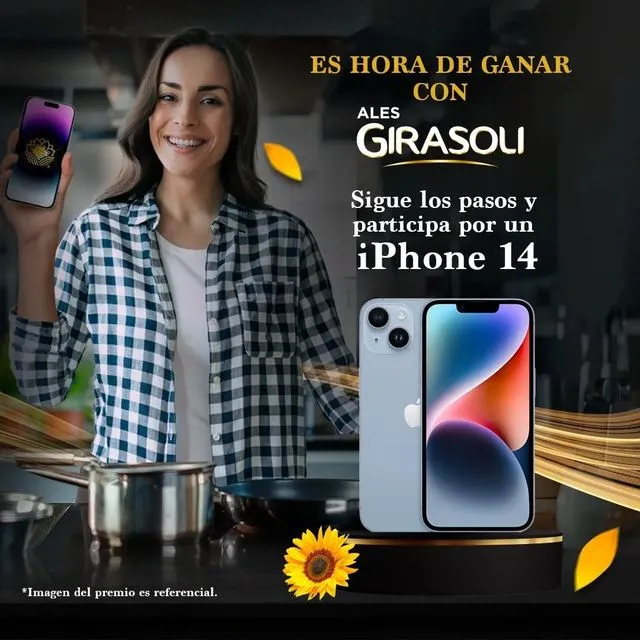 Gana un iPhone 14 con Ales Girasol