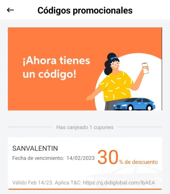 Cupón de 30% de descuento por San Valentín