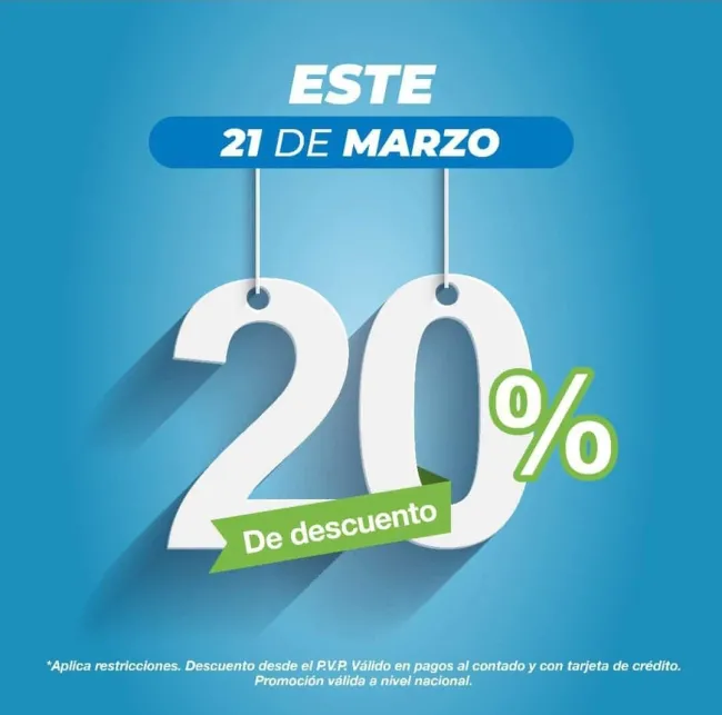 20% de descuento en Medicina solo por el 21 de marzo