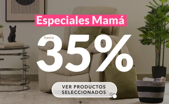 Muebles y accesorios de casa para mamá hasta con el 35% de descuento 