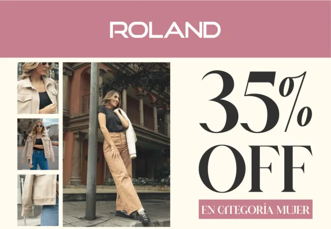 Hasta el 35% de descuento en ropa para mujer en Roland