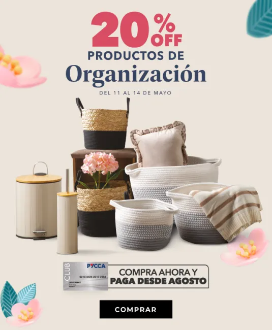 📣 20% Off en productos de organización para Mamá 💞