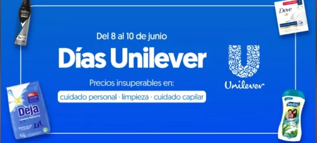 Descuentos en productos Unilever