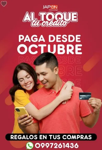 Paga todas tus compras desde Octubre con un solo toque