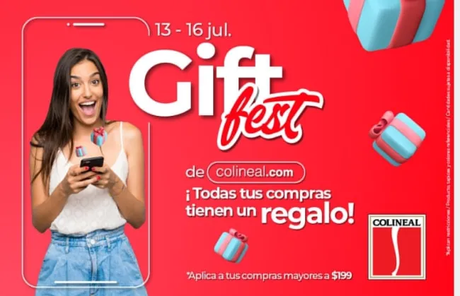 Todas las compras superiores a $199 tienen un regalo