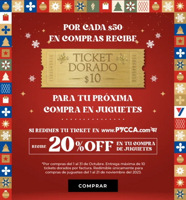 Cashback en tus compras de juguetes en Pycca