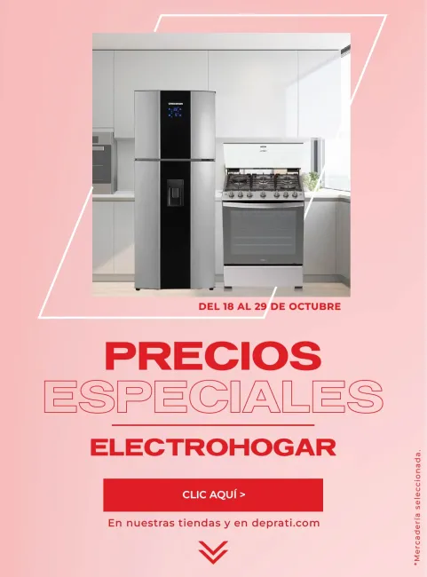 Descuentos en electrodomésticos en DePrati 