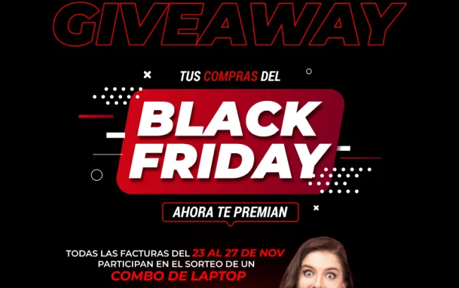 😱  ¡Gana un kit de laptop GRATIS por Black Friday!