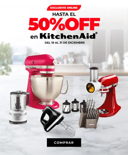 KitchenAid con el 50% de descuento 