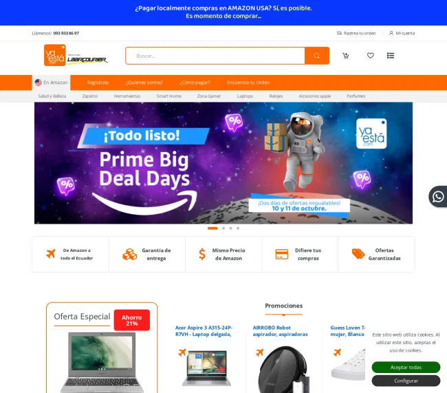 Prime Big Deals ofertas de hasta el 70% de descuento en Amazon