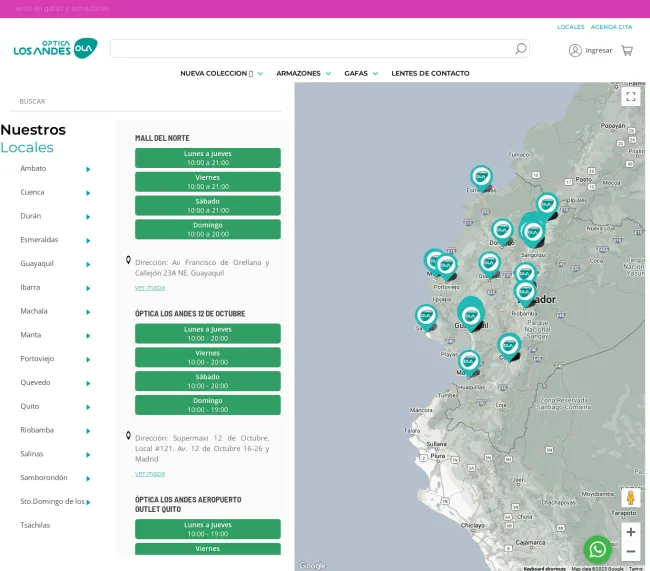 30% de descuento en lunas y armazones solo este fin de semana en Óptica los Andes