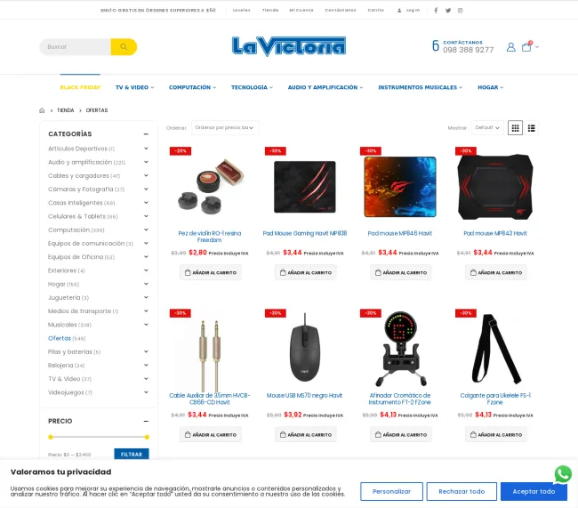 Hasta el 50% de descuento en tecnología, electrodomésticos y más