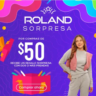 Regalo por compras superiores a $50 en Roland