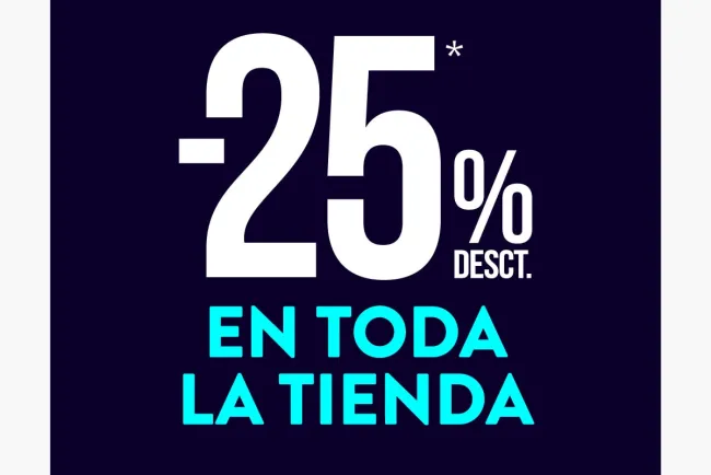 25% de descuento Optica los Andes