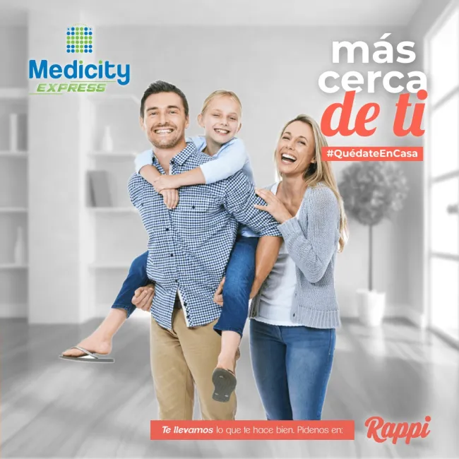 Hasta 30% off en Medicity comprando con Rappi