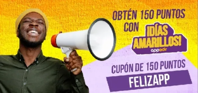 Cupón de 150 puntos en Appedir junio 2024