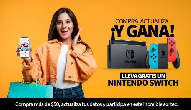 Participa por un Nintendo Switch ¡GRATIS! 🎮