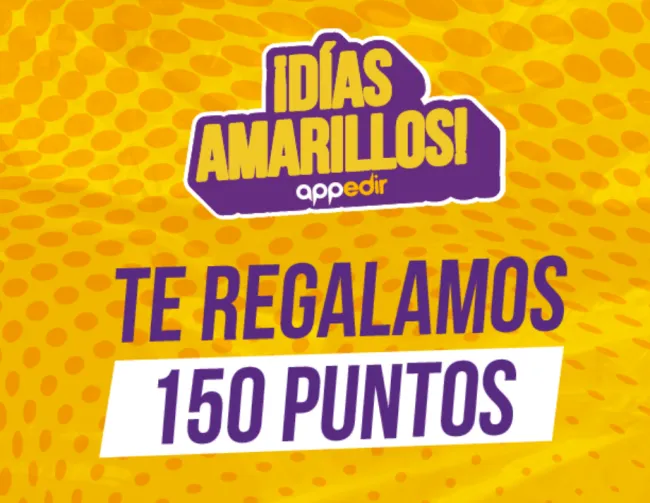Cupón de 150 puntos en Appedir julio 2024