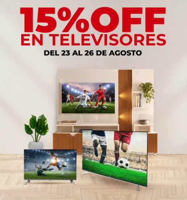 Televisores con el 15% de descuento en Pycca