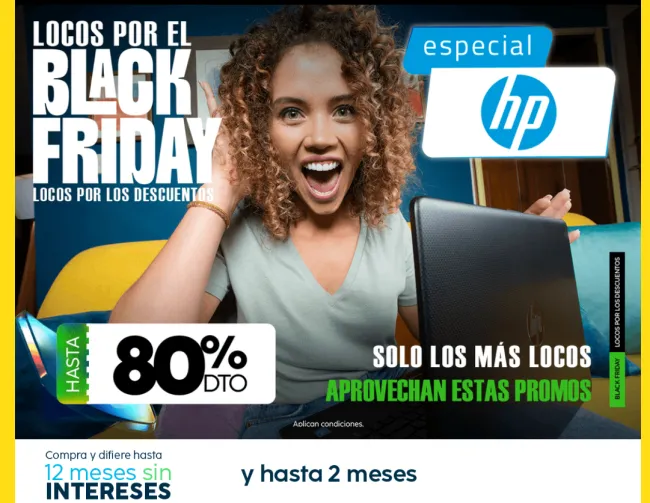 Hasta el 80% de descuento en computadoras HP en Marcimex.com