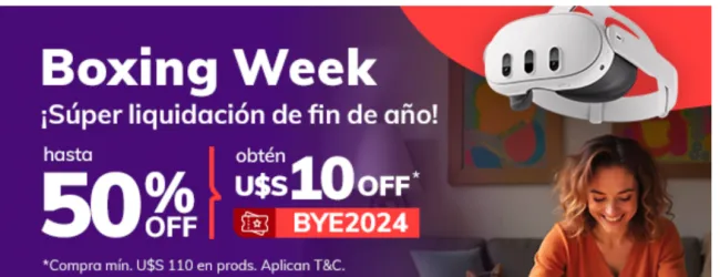Cupon de $10 de descuento en Tiendamia