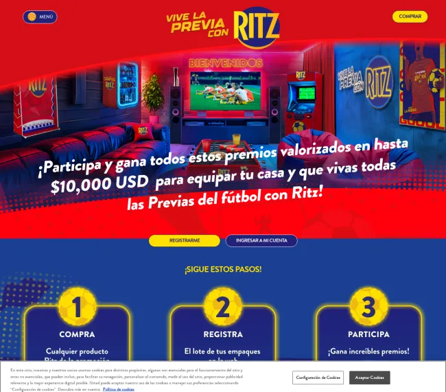 Promo RITZ gana premios valorados en hasta $10000